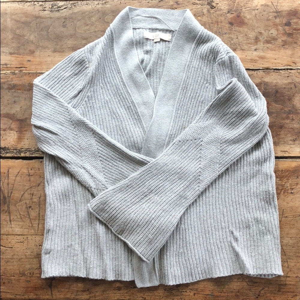 Grey Loft cardigan.  Lightly used.